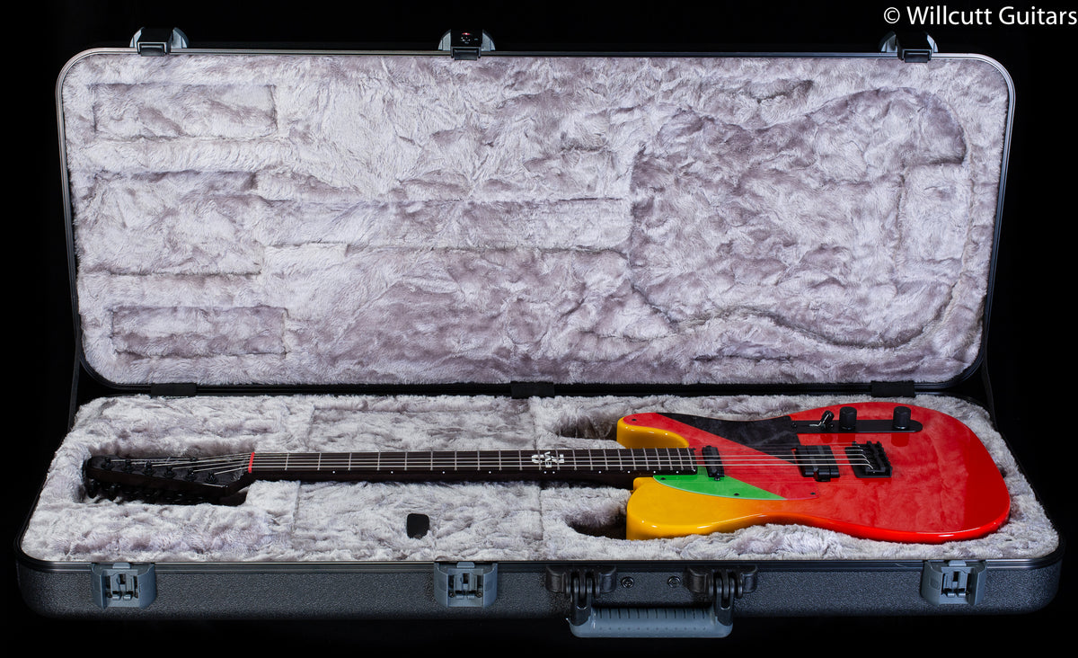 DEMO Fender Made in Japan 2020 Evangelion Asuka Telecaster Rosewood Fingerboard Asuka Red