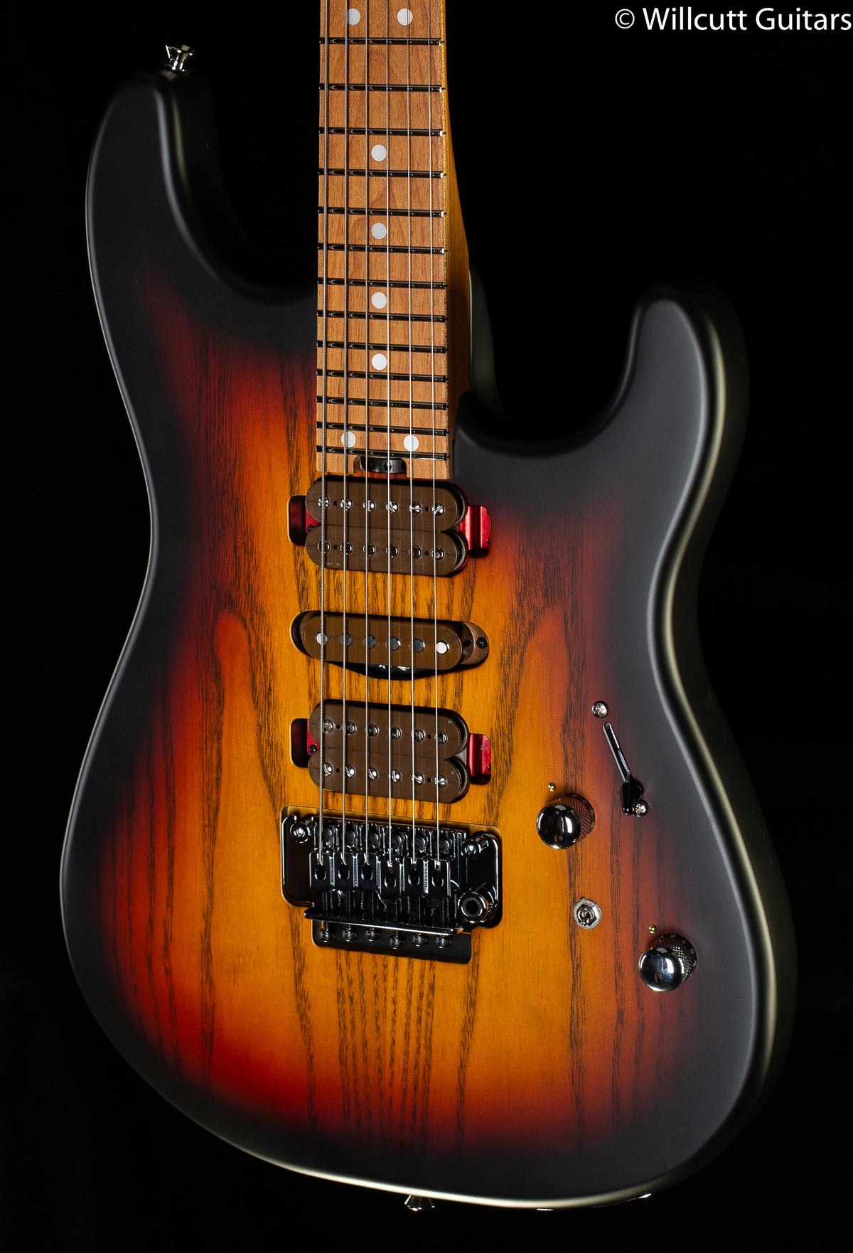 Charvel Guthrie Govan Signature MJ San Dimas SD24 CM, Caramelized Maple Fingerboard, Three-Tone Sunburst (357)