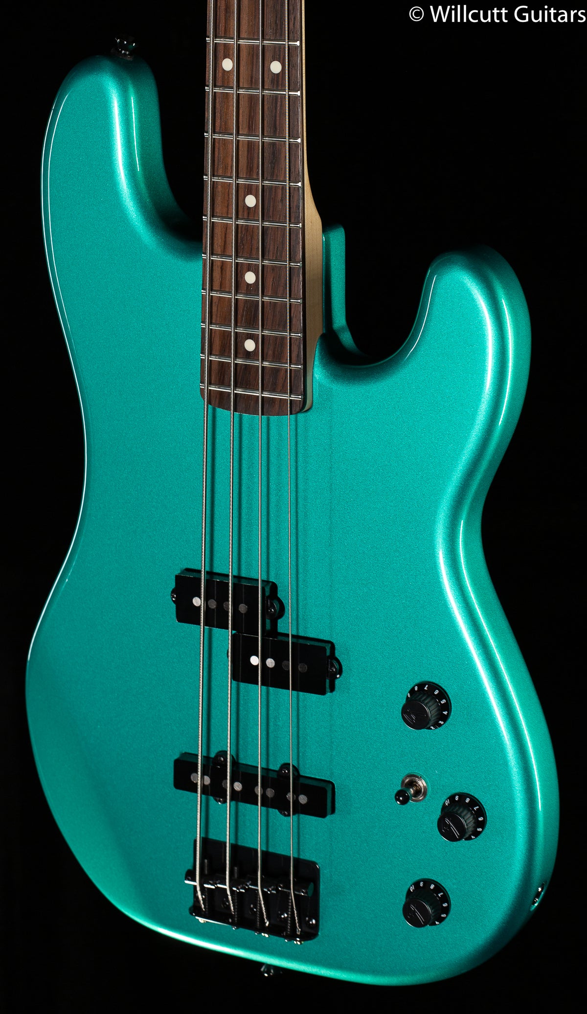 Fender Boxer Series PJ Bass Sherwood Green Metallic Bass Guitar