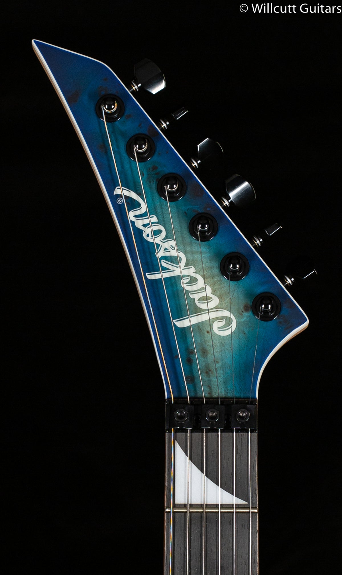 Jackson MJ Series Dinky DKRP, Ebony Fingerboard, Transparent Blue Burst (803)