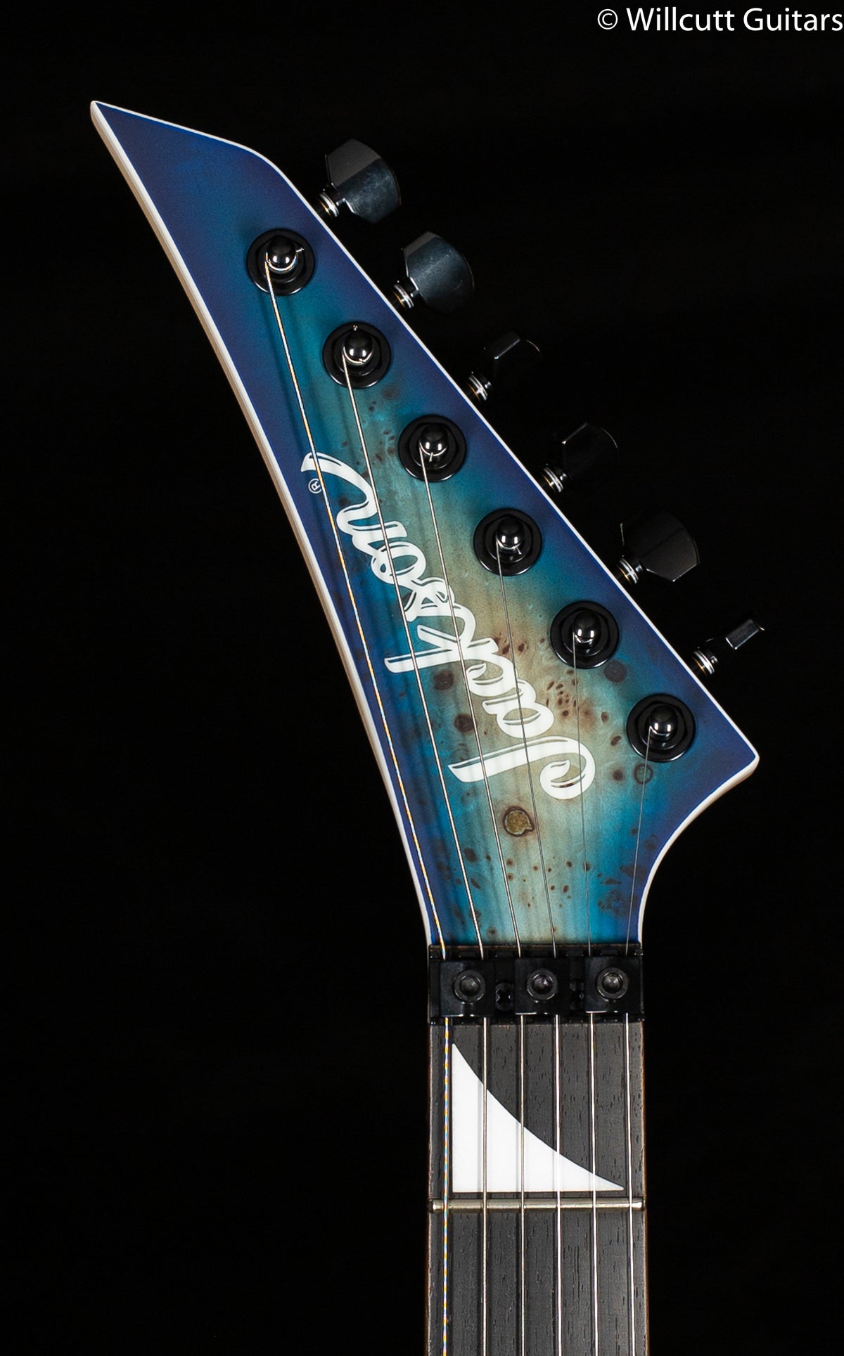 Jackson MJ Series Dinky™ DKRP, Ebony Fingerboard, Transparent Blue Burst