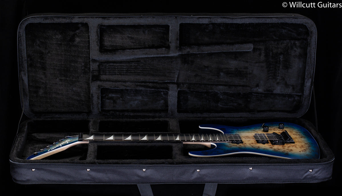 Jackson MJ Series Dinky™ DKRP, Ebony Fingerboard, Transparent Blue Burst