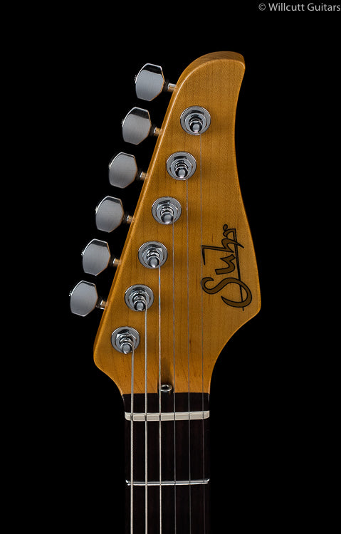 Suhr Classic Antique Sonic Blue over 3 Tone Sunburst SSS (61)