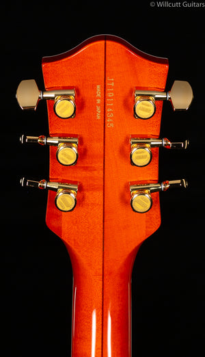 Gretsch G6120TFM Players Edition Nashville with String-Thru Bigsby Orange Stain