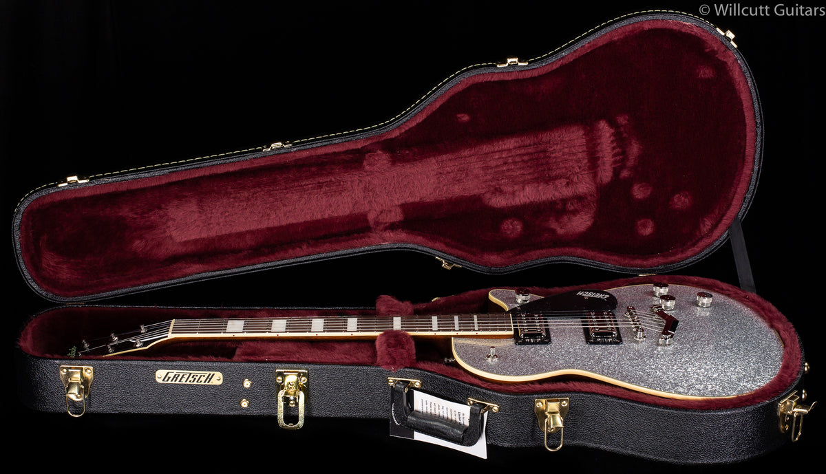 Gretsch G6229 Players Edition Jet BT with V-Stoptail Silver Sparkle