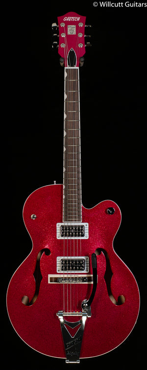 Gretsch G6120T-HR Brian Setzer Signature Hot Rod Hollow Body with Bigsby Magenta Sparkle Rosewood Fingerboard