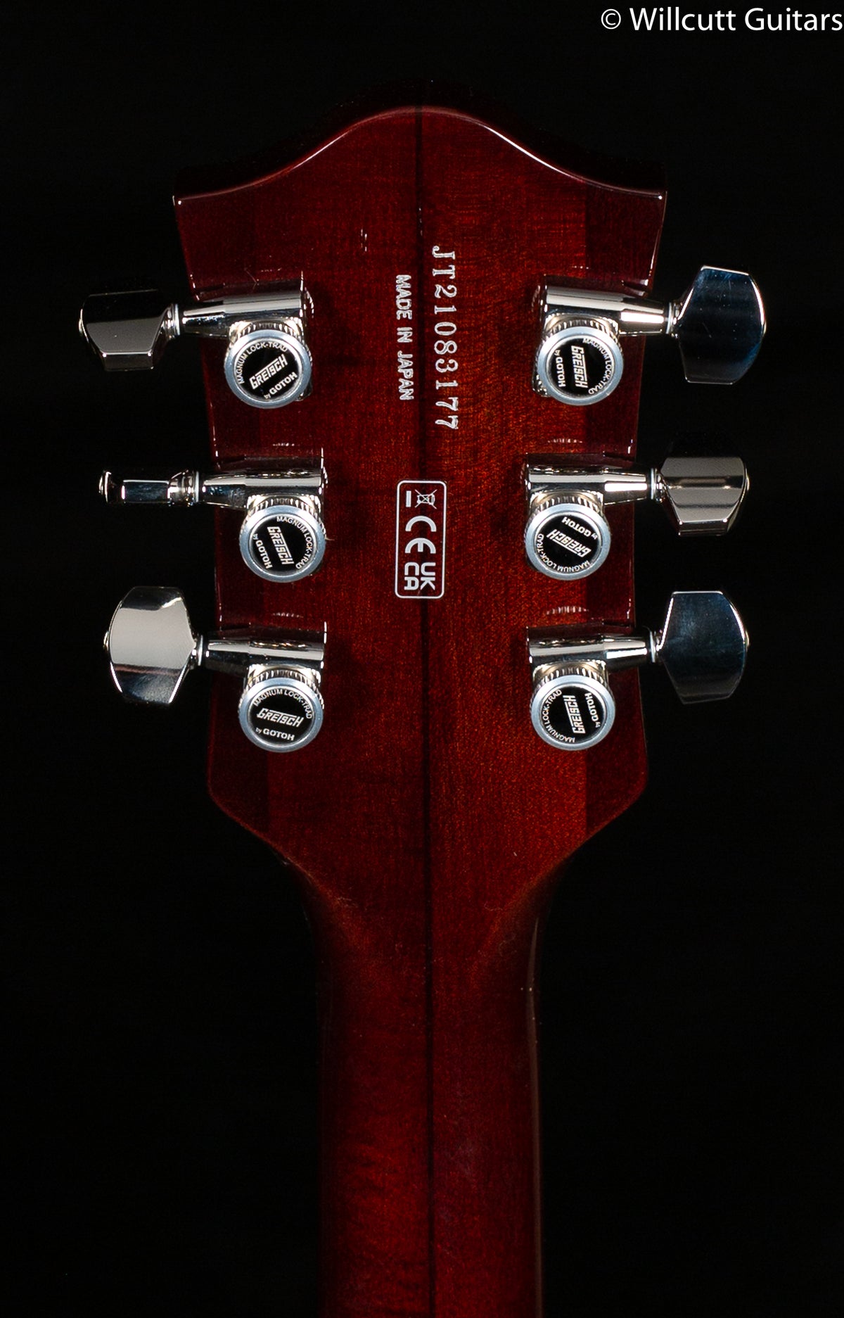 Gretsch G6118T Players Edition Anniversary Hollow Body with String-Thru Bigsby Two-Tone Vintage White