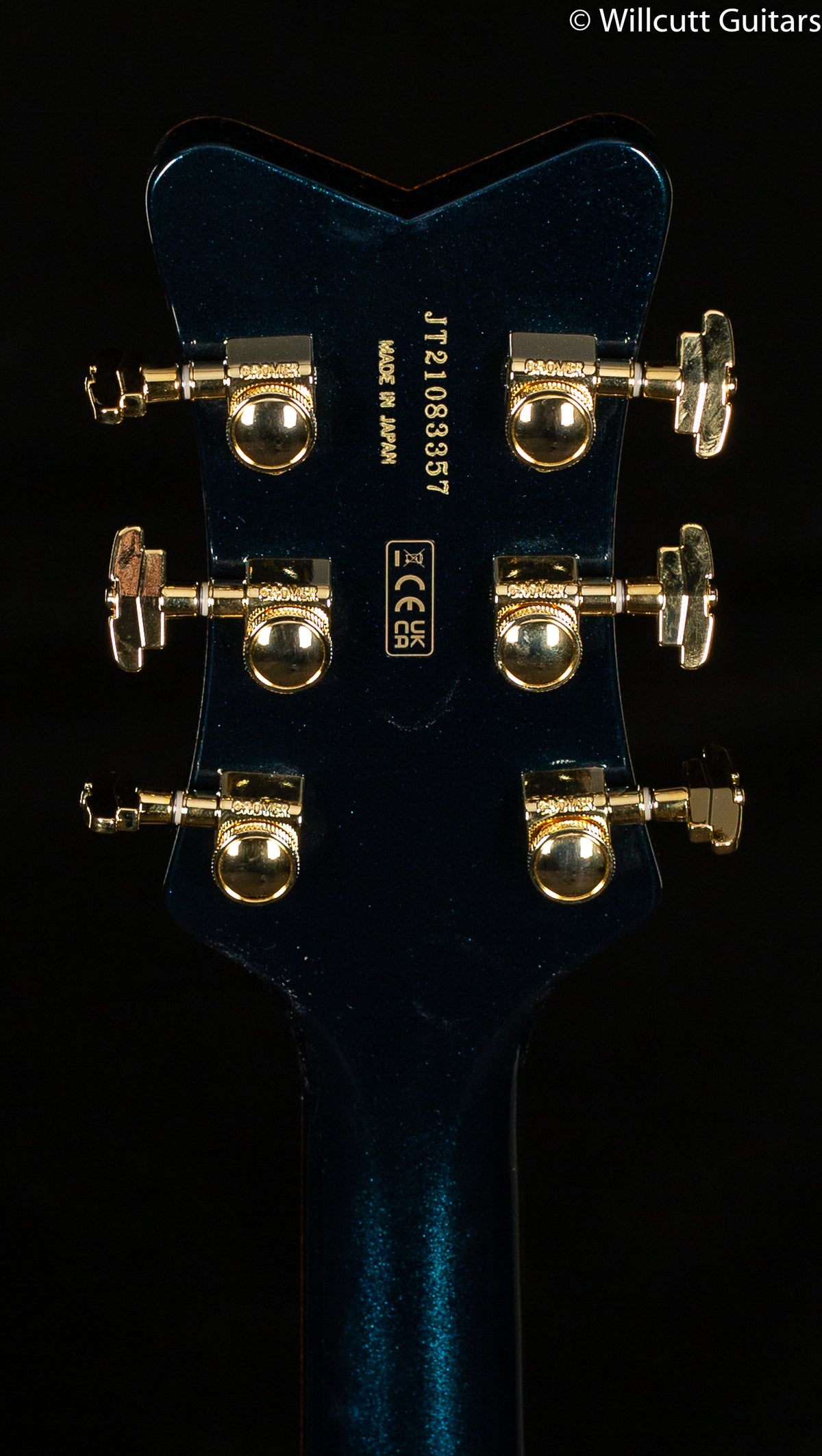 Gretsch G6136TG Players Edition Falcon Hollow Body with String-Thru Bigsby Midnight Sapphire