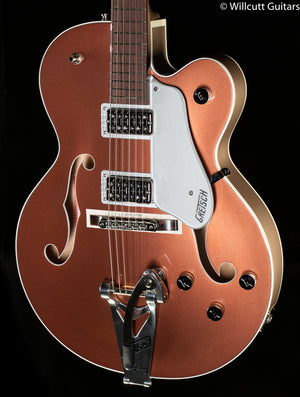 Gretsch G6118T Players Edition Anniversary Hollow Body with String-Thru Bigsby Two-Tone Copper