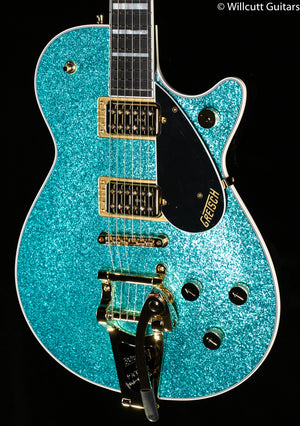 Gretsch G6229TG Limited Edition Players Edition Sparkle Jet BT with Bigsby Ocean Turquoise Spkl