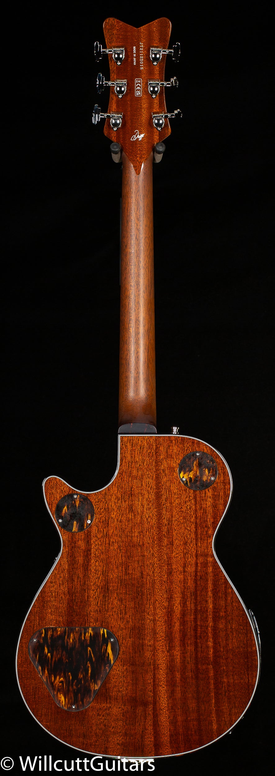 Gretsch G6134TFM-NH Nigel Hendroff Signature Penguin Ebony Fingerboard Amber Flame (018)