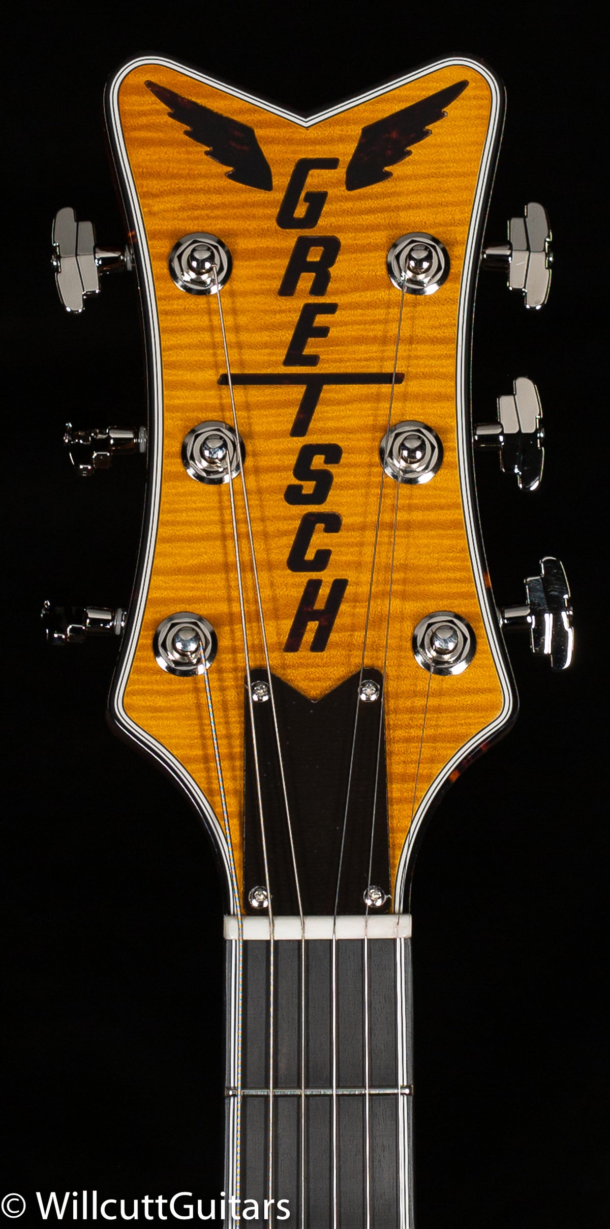 Gretsch G6134TFM-NH Nigel Hendroff Signature Penguin Ebony Fingerboard Amber Flame (018)