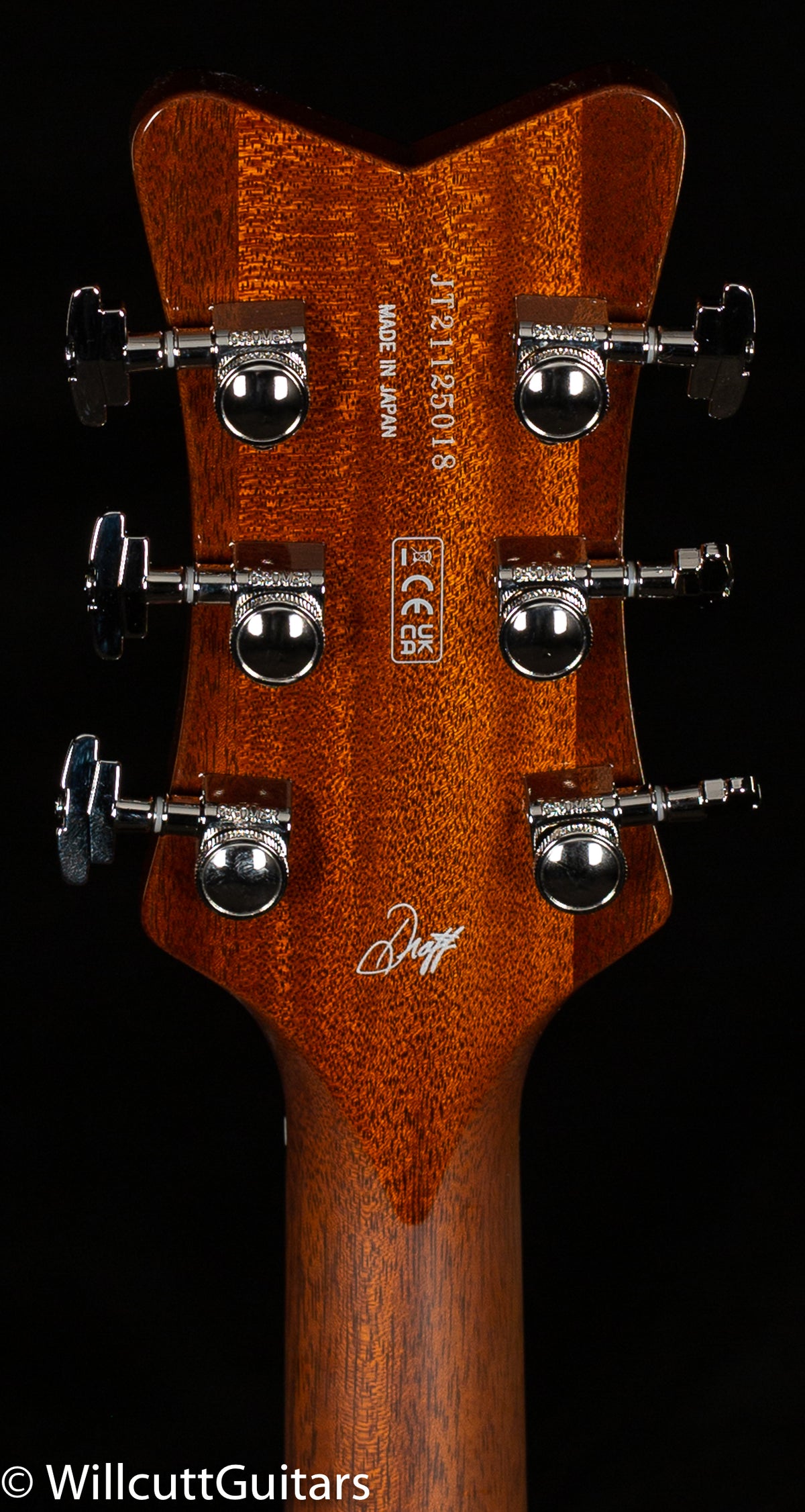 Gretsch G6134TFM-NH Nigel Hendroff Signature Penguin Ebony Fingerboard Amber Flame (018)