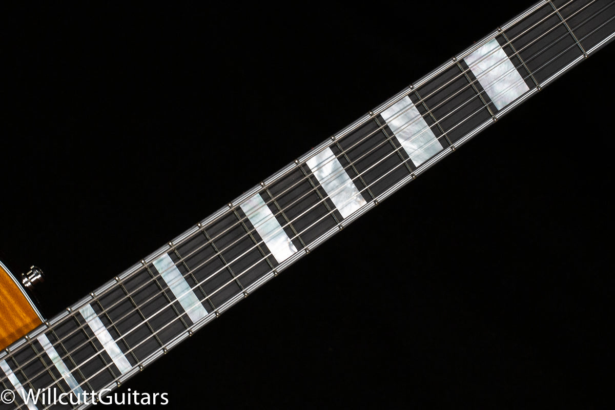 Gretsch G6134TFM-NH Nigel Hendroff Signature Penguin Ebony Fingerboard Amber Flame (018)