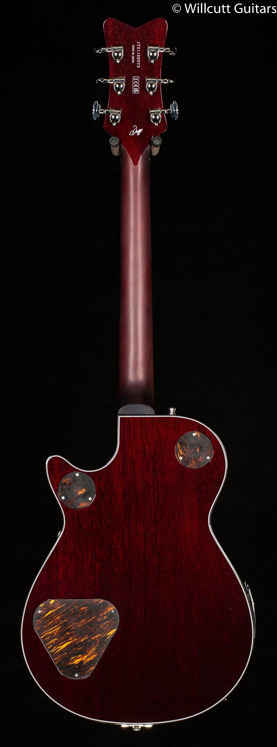 Gretsch G6134TFM-NH Nigel Hendroff Signature Penguin Dark Cherry Metallic Flame (073)