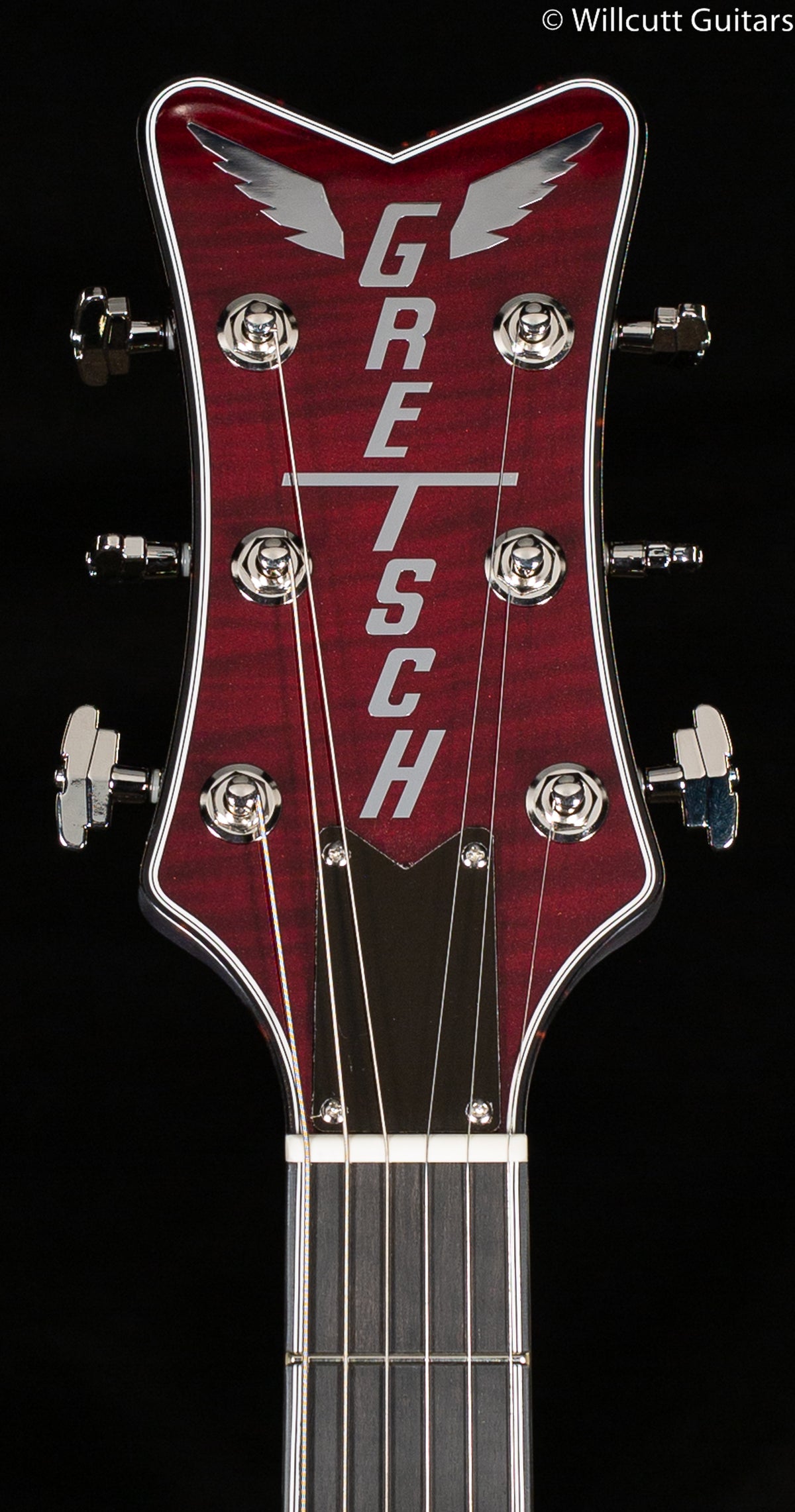 Gretsch G6134TFM-NH Nigel Hendroff Signature Penguin Dark Cherry Metallic Flame (073)