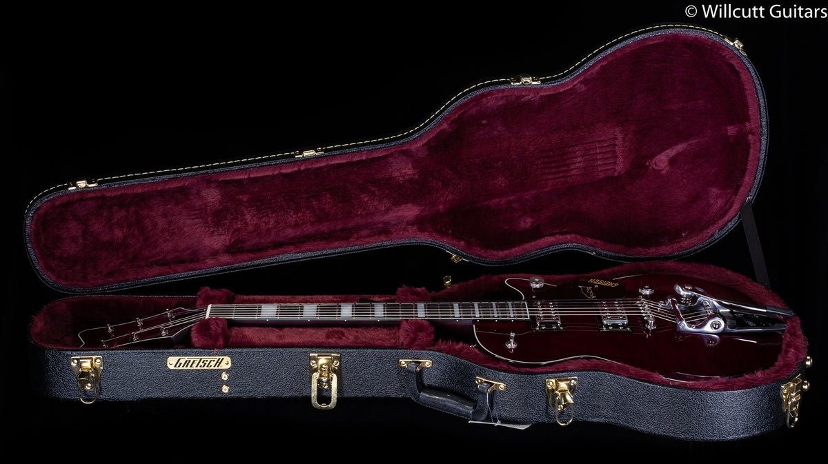 Gretsch G6134TFM-NH Nigel Hendroff Signature Penguin Dark Cherry Metallic Flame (073)