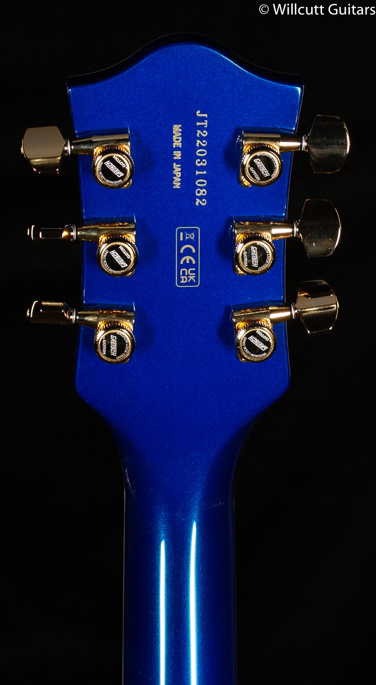 Gretsch G6120TG Players Edition Nashville Hollow Body Single-Cut Bigsby Azure Metallic (082)