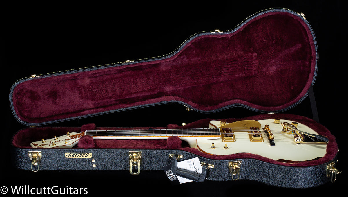 Gretsch G6134T-58 Vintage Select ’58 Penguin with Bigsby TV Jones Vintage White (237)