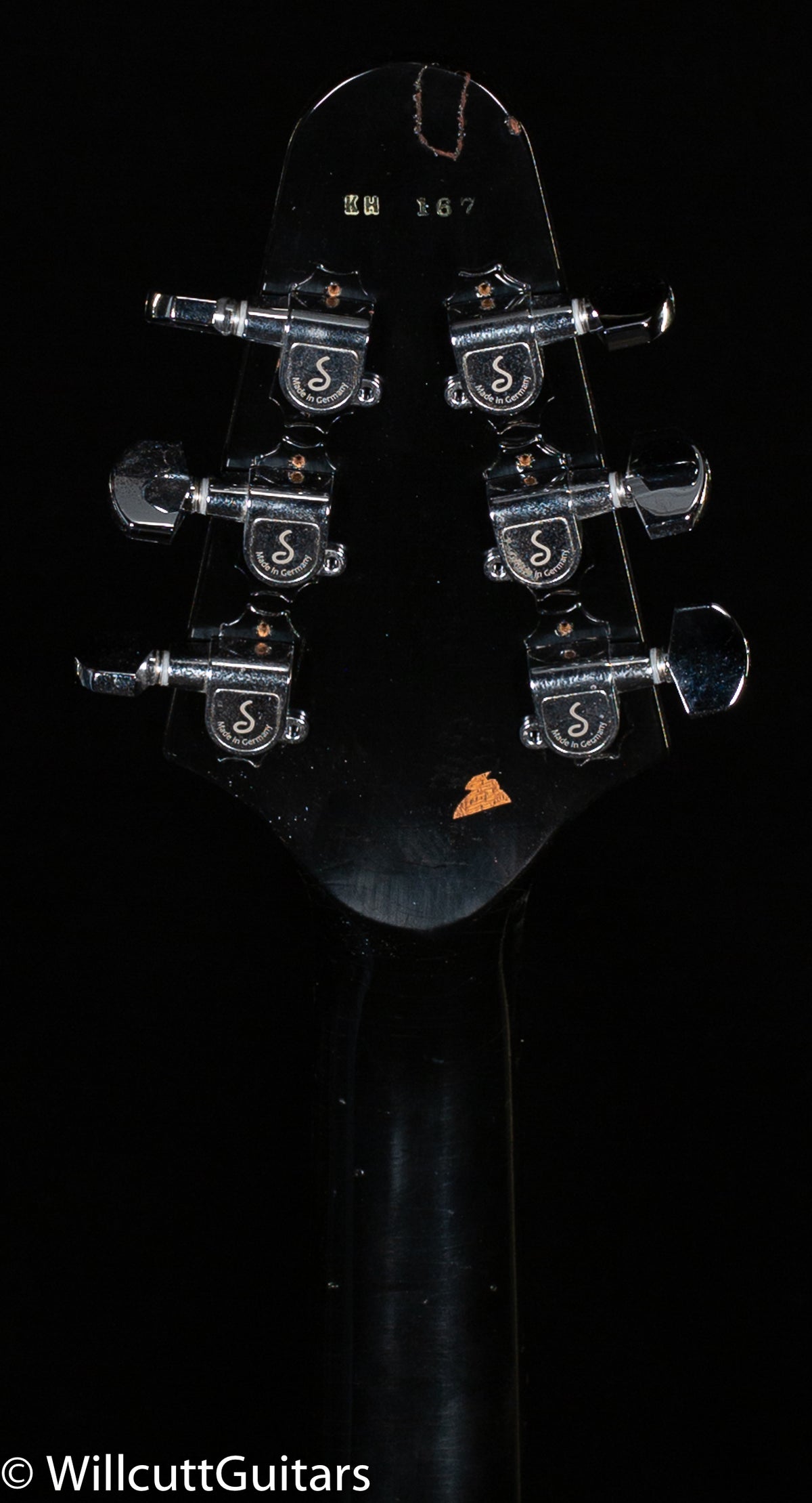 Gibson Custom Shop Kirk Hammett 1979 Flying V Ebony Murphy Lab Replica Aged Chrome Ebony (167)