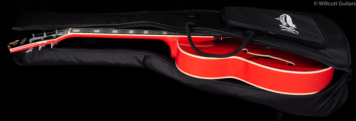 D&#39;Angelico Premier Series EXL-1 Hollowbody Electric Guitar Fiesta Red (741)