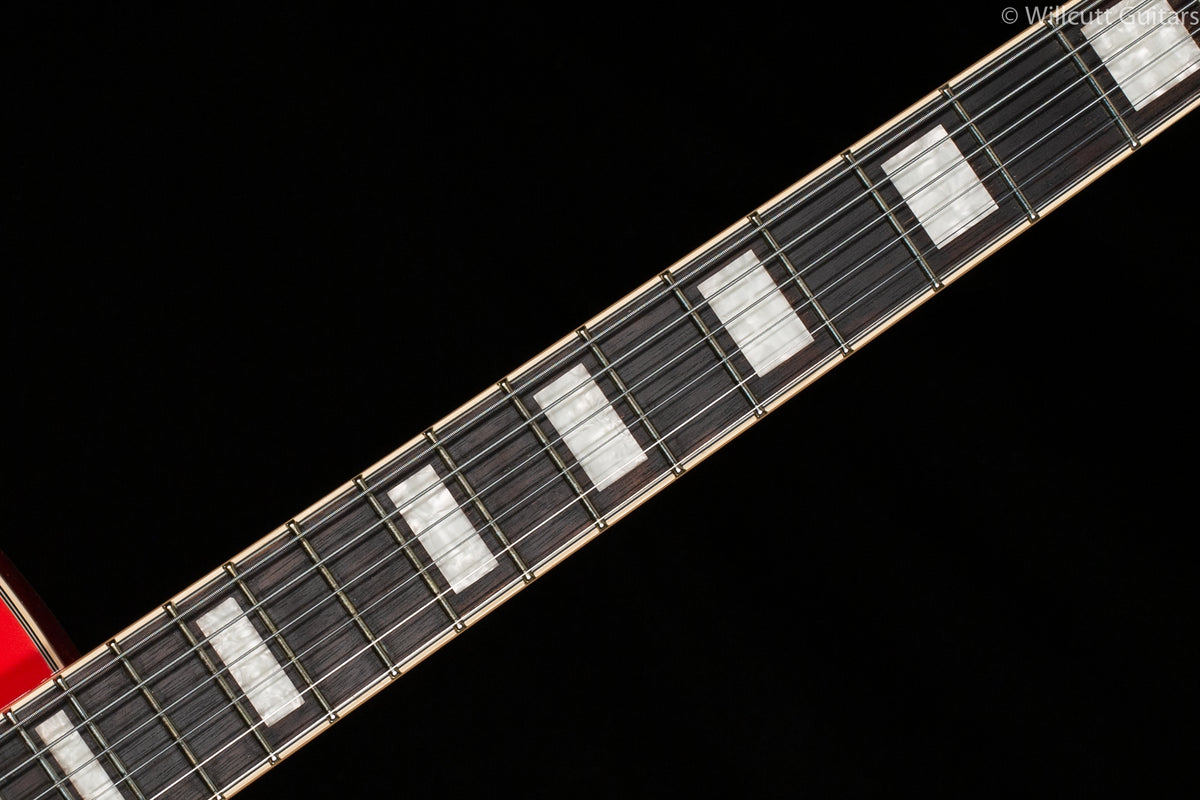 D&#39;Angelico Premier Series EXL-1 Hollowbody Electric Guitar Fiesta Red (741)