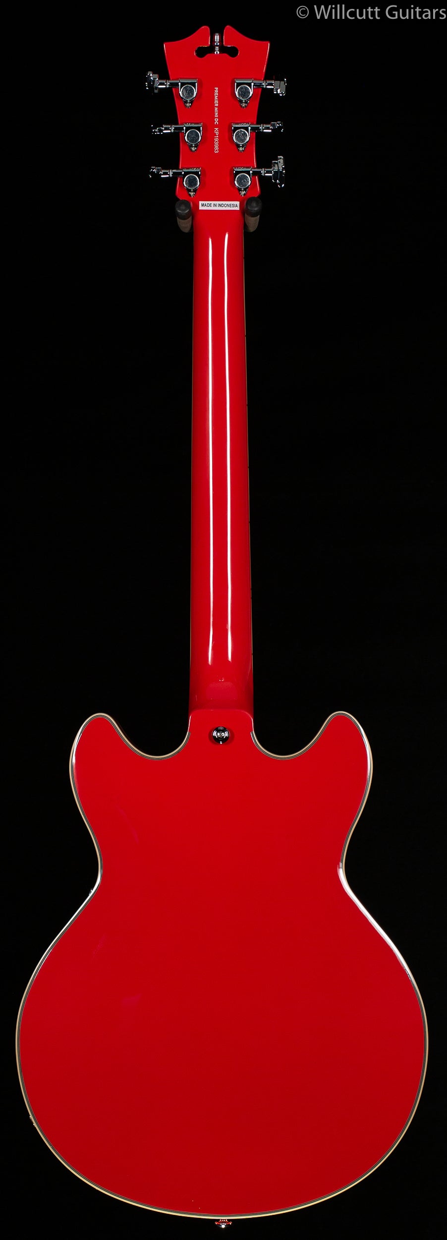 美品　D'Angelico Premier  , Fiesta Red D'Angelico Premier DC Fiesta Red (385) - Willcutt Guitars