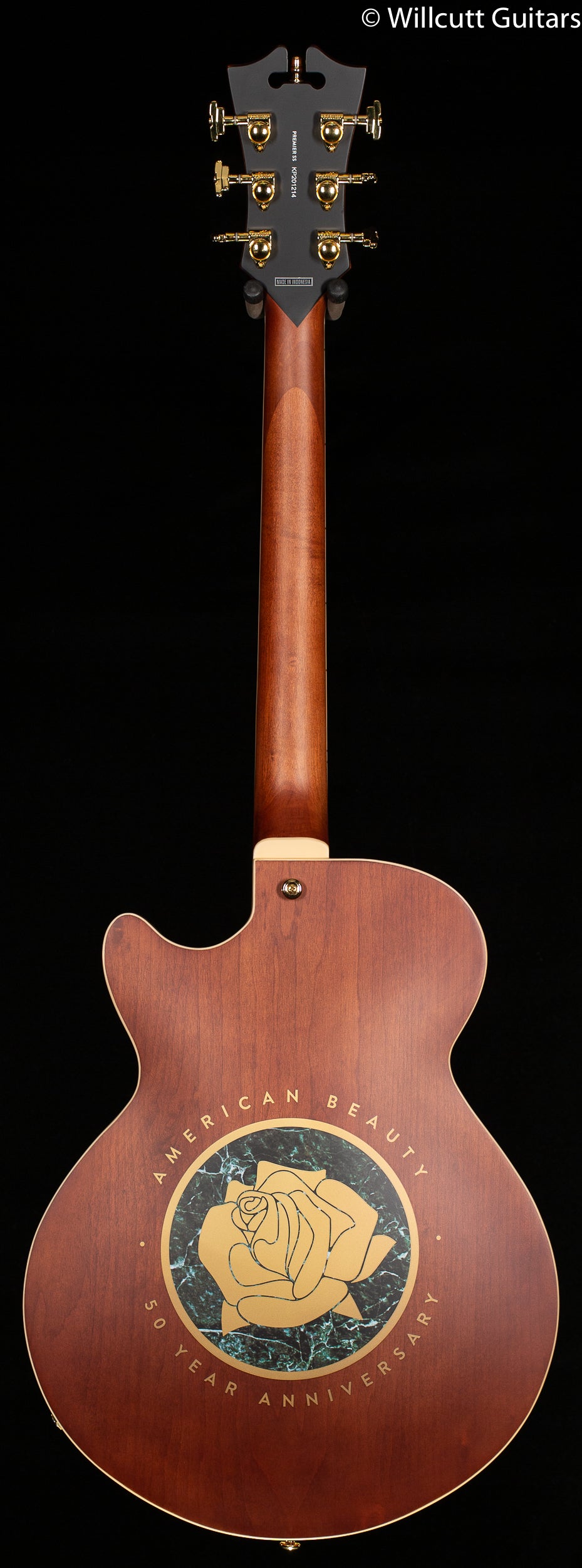 D&#39;angelico Premier Grateful Dead Satin Walnut Custom Artwork