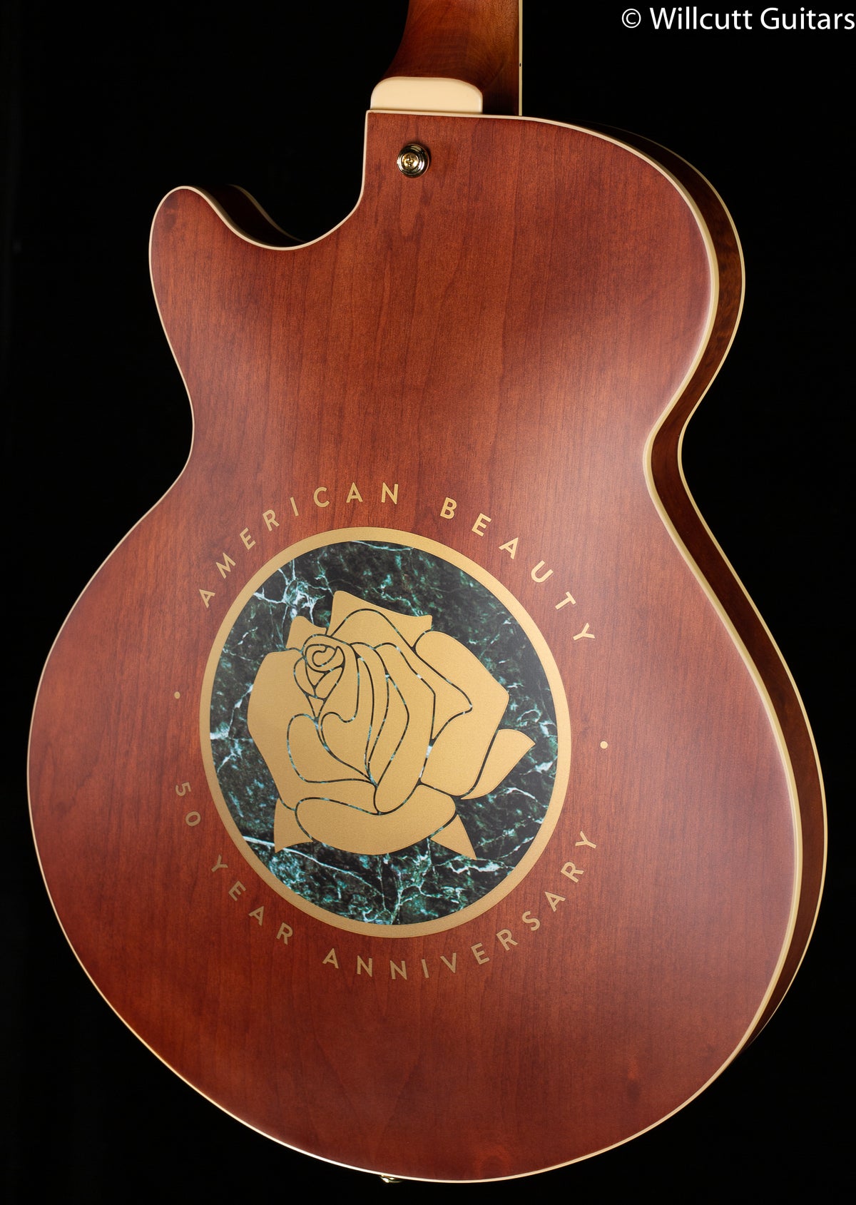 D&#39;angelico Premier Grateful Dead Satin Walnut Custom Artwork