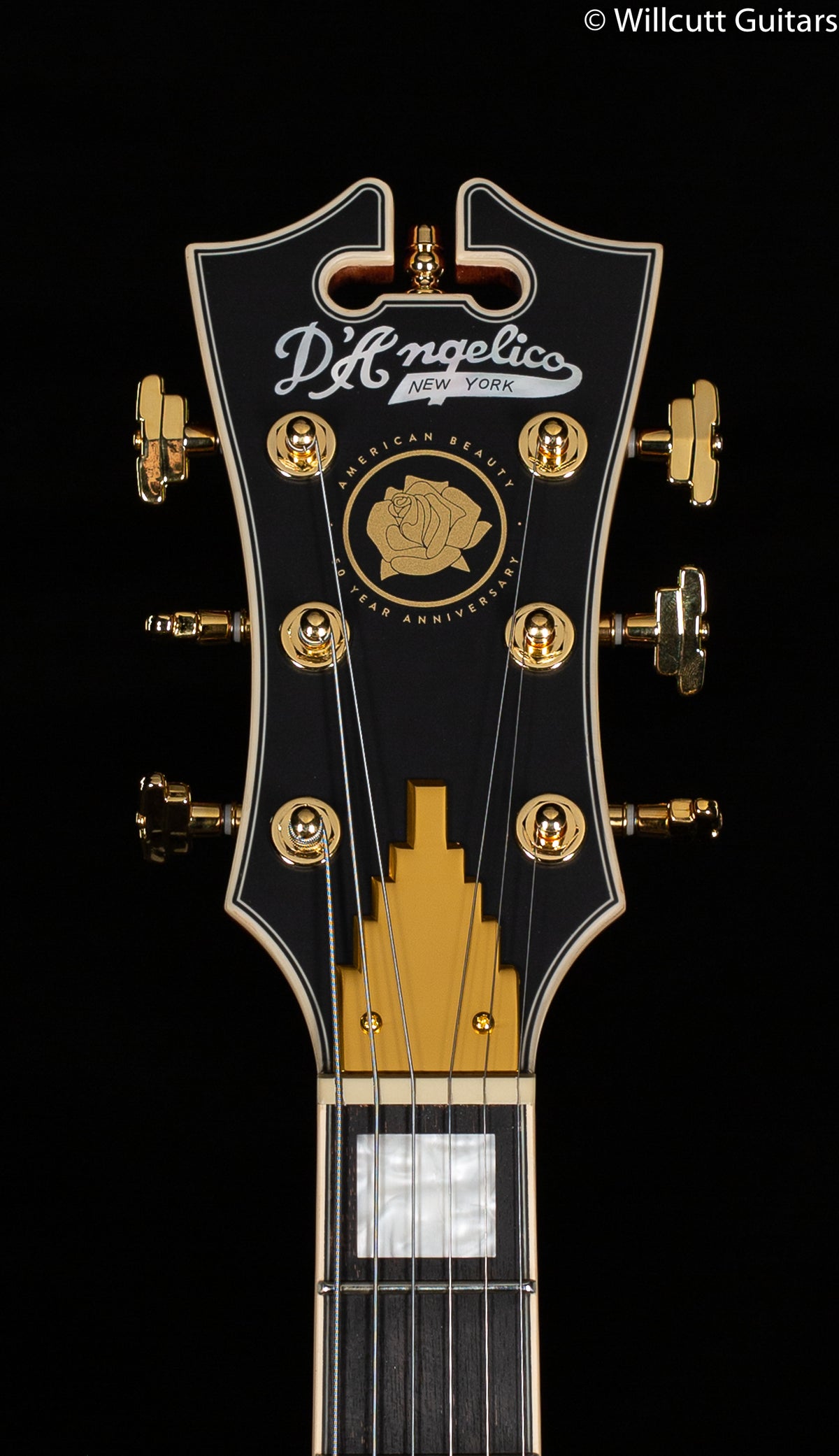 D&#39;angelico Premier Grateful Dead Satin Walnut Custom Artwork