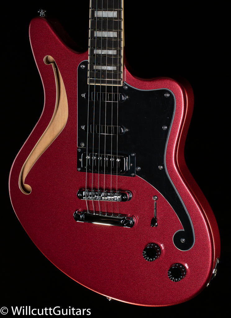 D'Angelico Premier Bedford SH - Oxblood - Willcutt Guitars