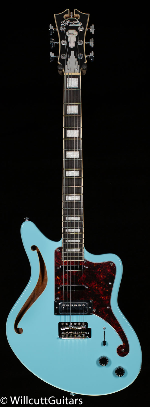 D'Angelico Premier Bedford SH - Sky Blue - Willcutt Guitars