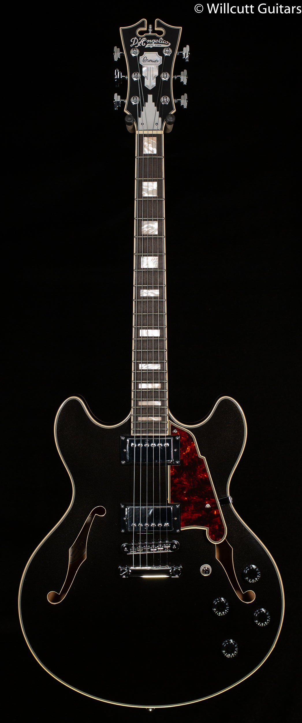 D&#39;Angelico Premier DC Black Flake (569)