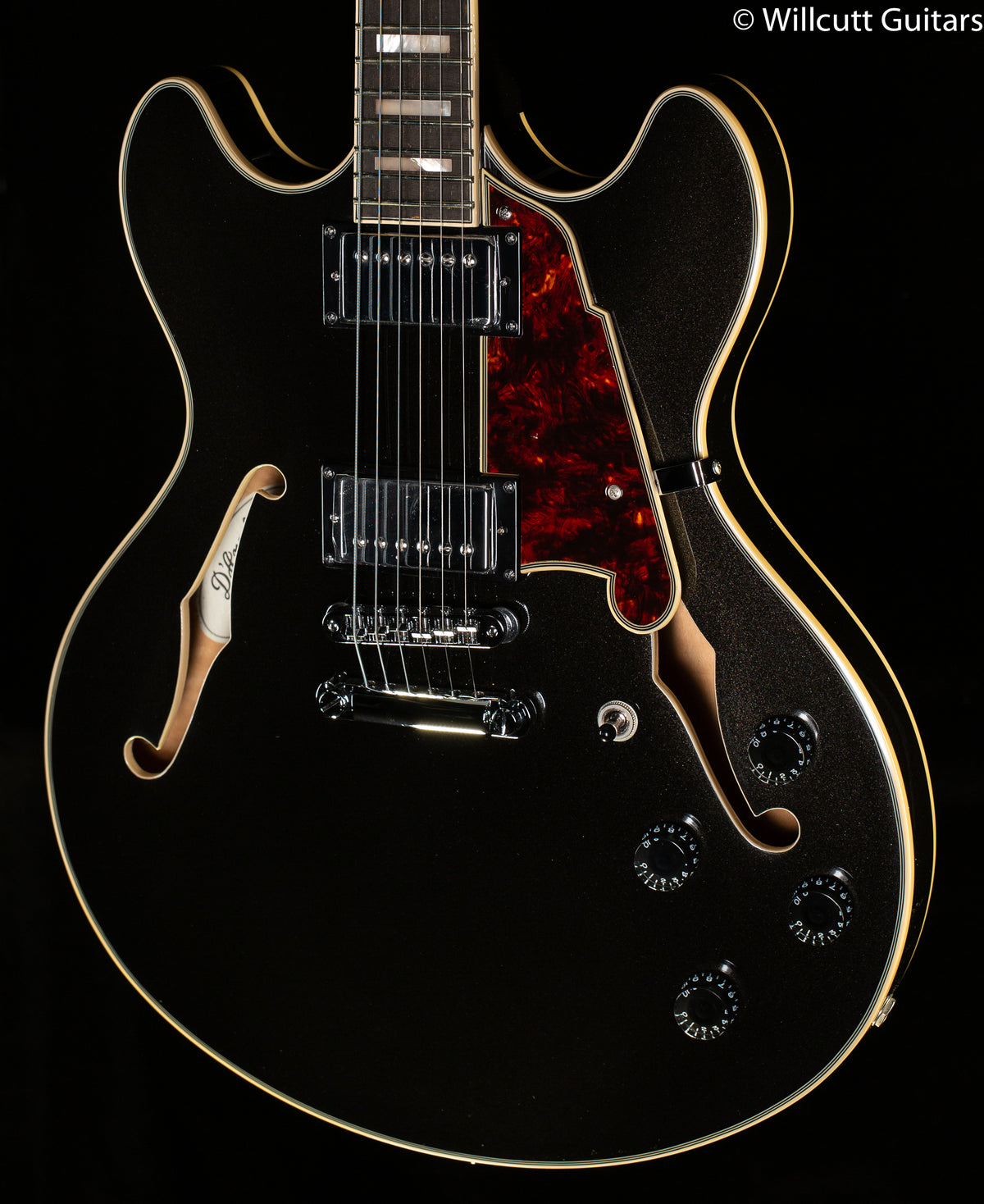 D&#39;Angelico Premier DC Black Flake (569)