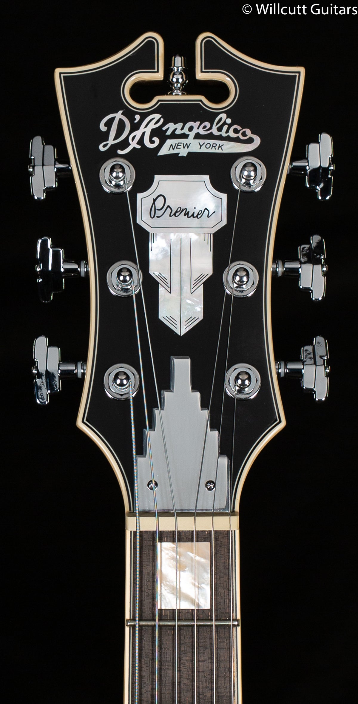 D&#39;Angelico Premier DC Black Flake (569)