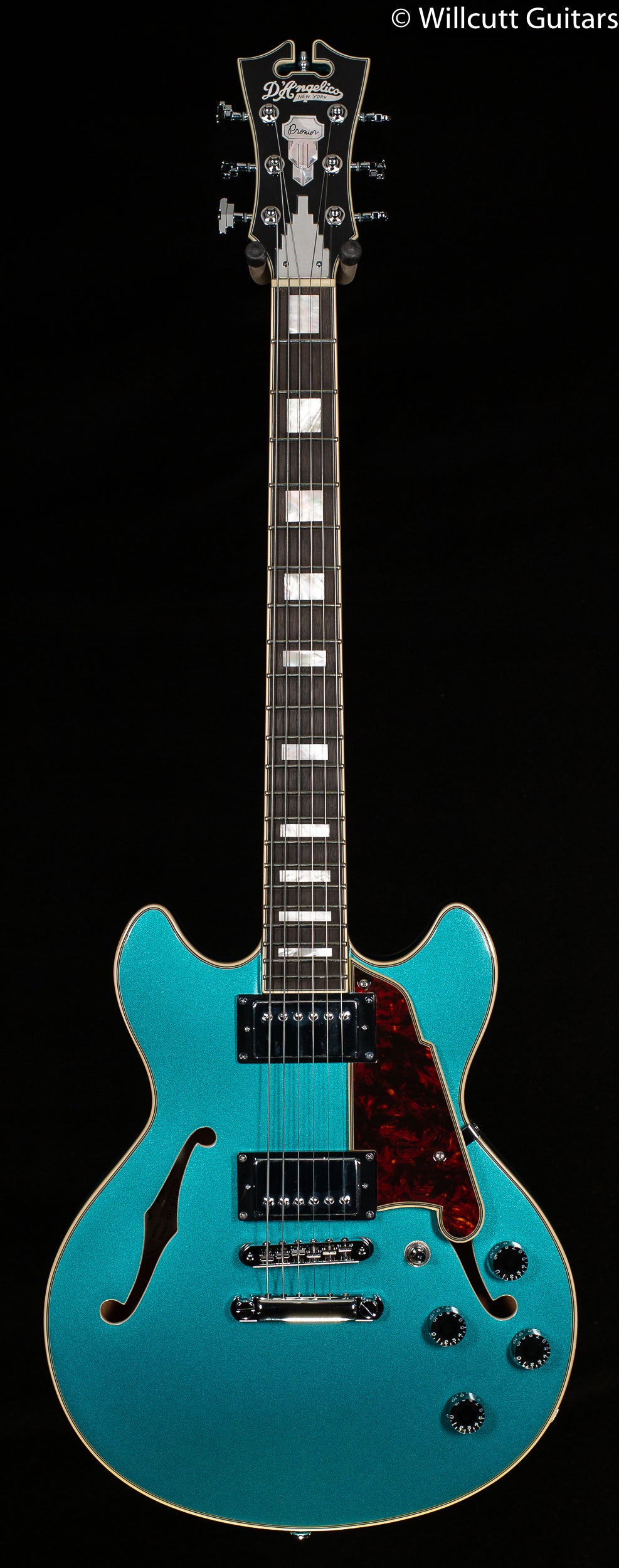 D'Angelico Premier Mini DC Ocean Turquoise (540) - Willcutt Guitars