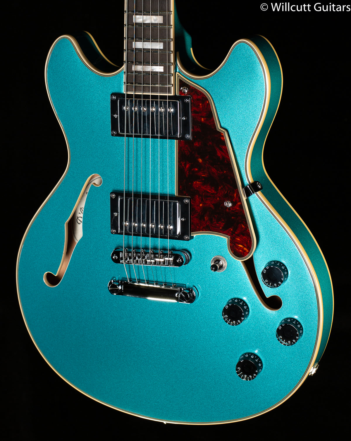 D&#39;Angelico Premier Mini DC Ocean Turquoise (540)