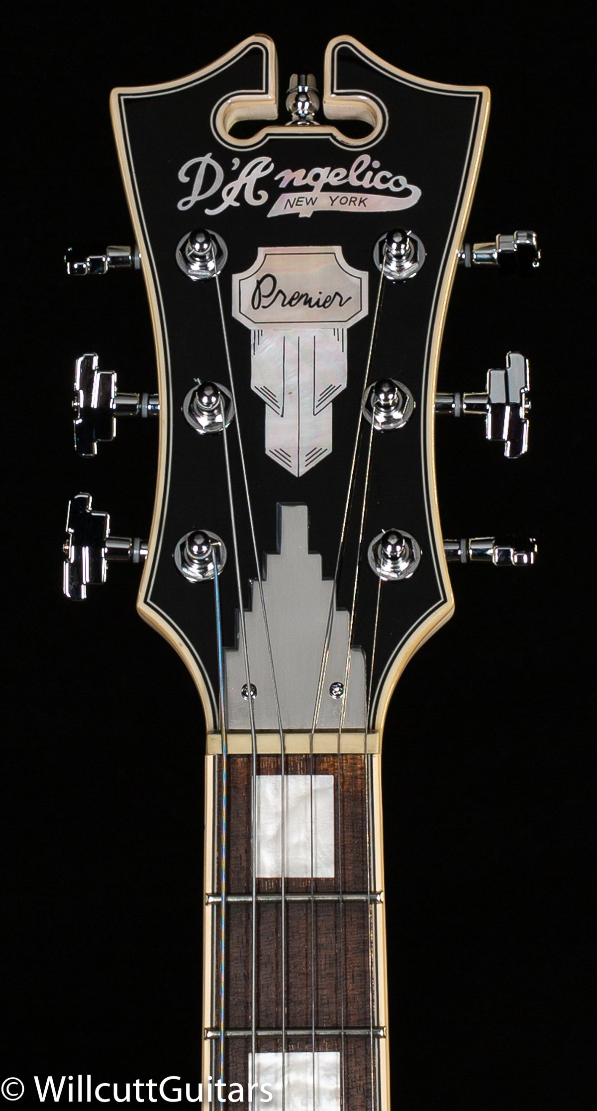 D&#39;Angelico Premier DC Stoptail Champagne (147)