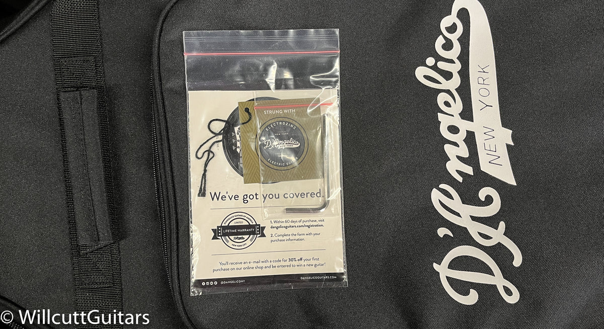 D&#39;Angelico Premier DC Stoptail Champagne (147)