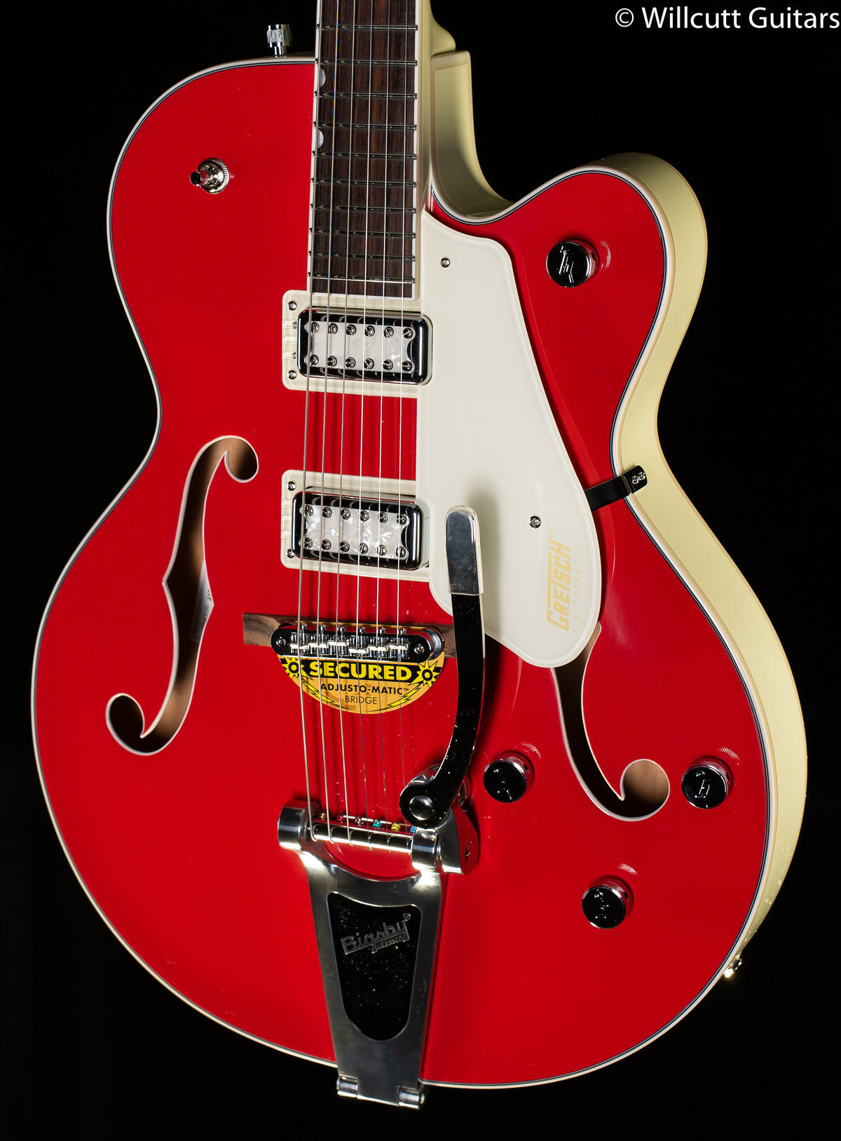 Gretsch G5410T Limited Edition Electromatic Tri-Five Hollow Body Single-Cut with Bigsby Two-Tone Fiesta Red/Vintage White