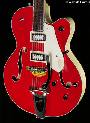 Gretsch G5410T Limited Edition Electromatic Tri-Five Hollow Body Single-Cut with Bigsby Two-Tone Fiesta Red/Vintage White