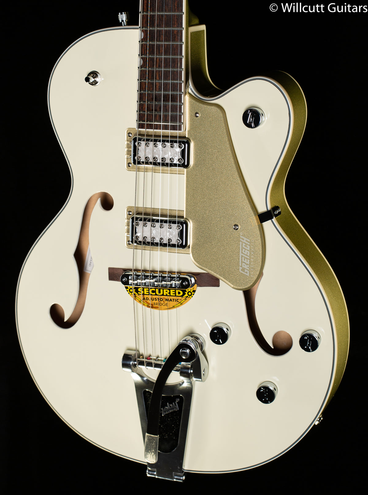 Gretsch G5410T Limited Edition Electromatic Tri-Five Hollow Body Single-Cut with Bigsby Rosewood Fingerboard Two-Tone Vintage White/Casino Gold