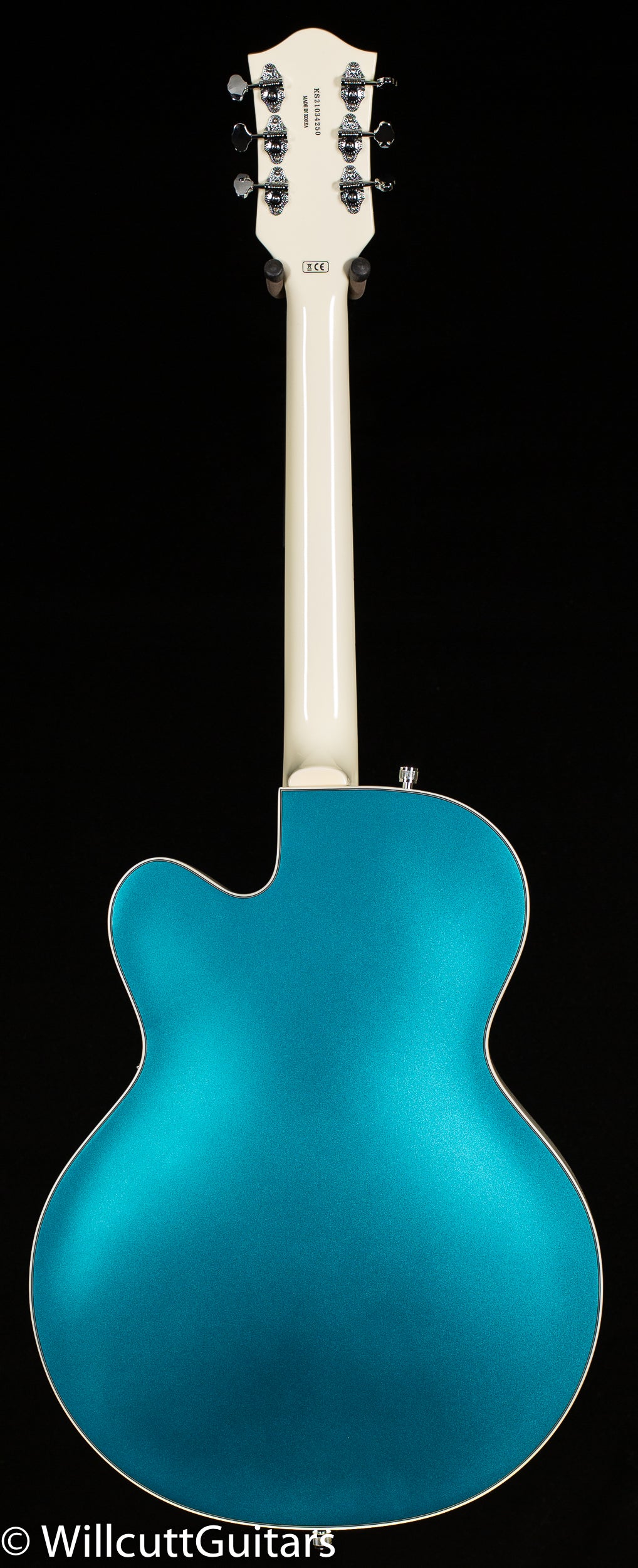 Gretsch G5410T Limited Edition Electromatic Tri-Five Hollow Body Single-Cut with Bigsby Rosewood Fingerboard Two-Tone Ocean Turquoise/Vintage White