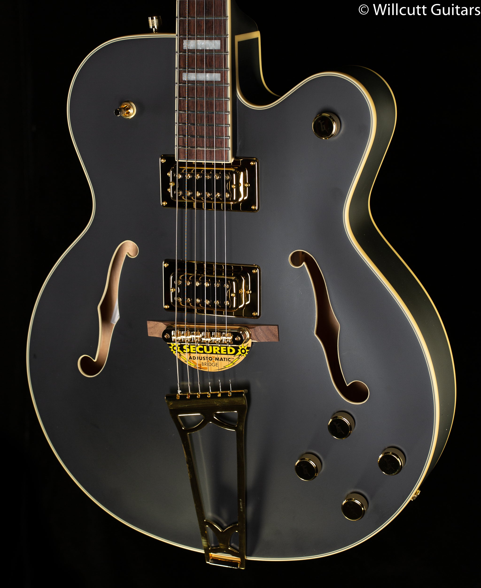 møbel broderi forbruger Gretsch G5191BK Tim Armstrong Signature Electromatic Flat Black (529) -  Willcutt Guitars
