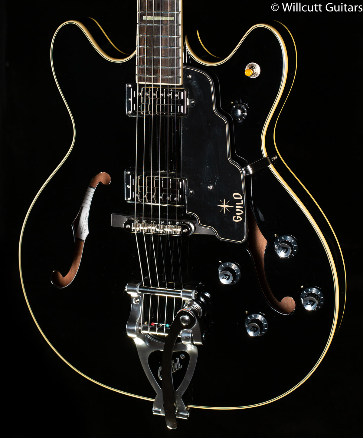 Guild Starfire V Vibrato Tailpiece Black