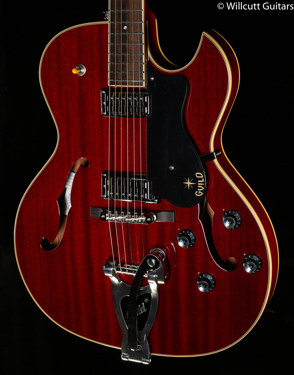 Guild Starfire III w/ Guild Vibrato Tailpiece Cherry Red (174)