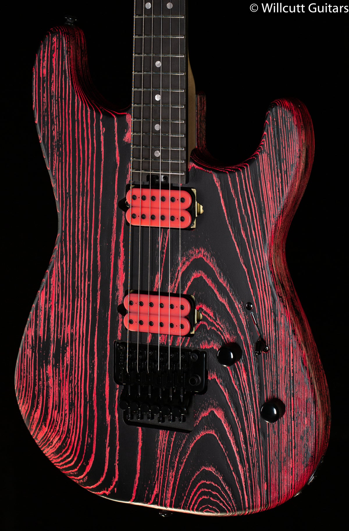 Charvel Pro-Mod San Dimas Style 1 HH FR E Ash Neon Pink Ash