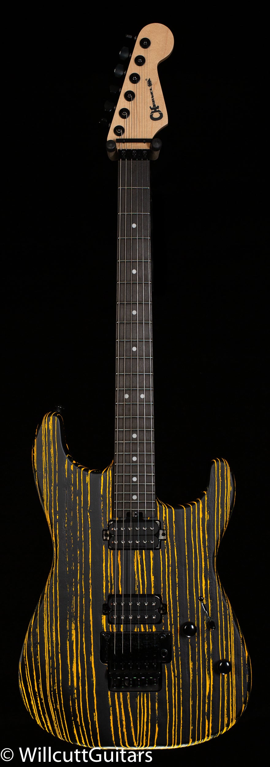 Charvel Pro-Mod San Dimas Style 1 HH FR E Ash Old Yella - Willcutt 