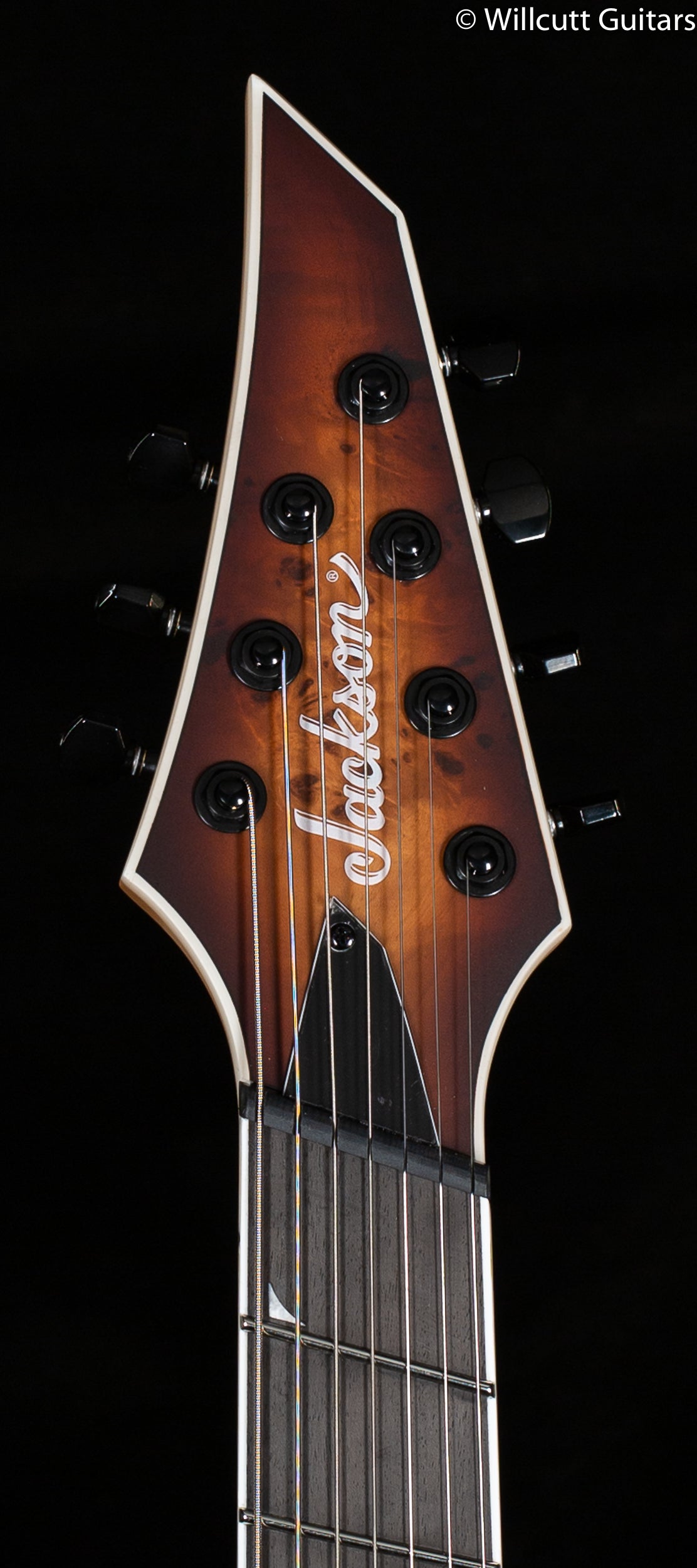 Jackson Concept Series Soloist SLAT7P HT MS Ebony Fingerboard Satin Bourbon Burst