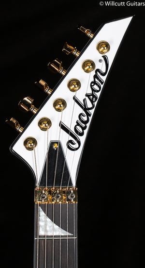 Jackson Concept Series Rhoads RR24 HS Ebony Fingerboard White with Black Pinstripes (581)